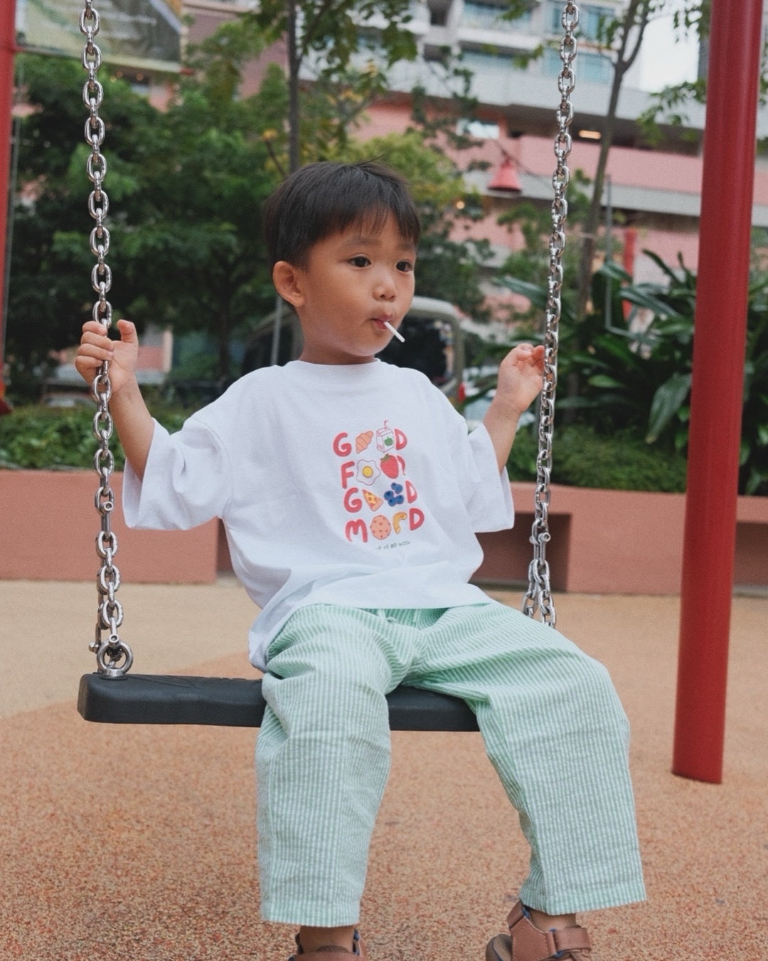 Good Food Good Mood Boxy Tee