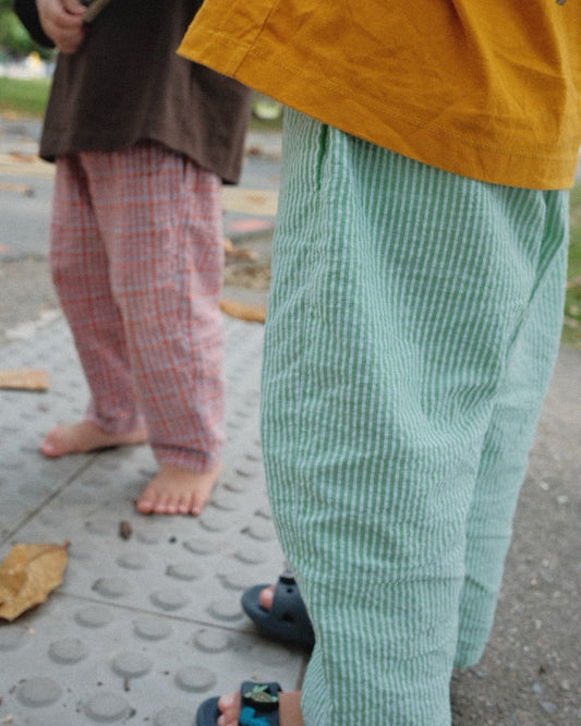 Summer Seersucker Pants
