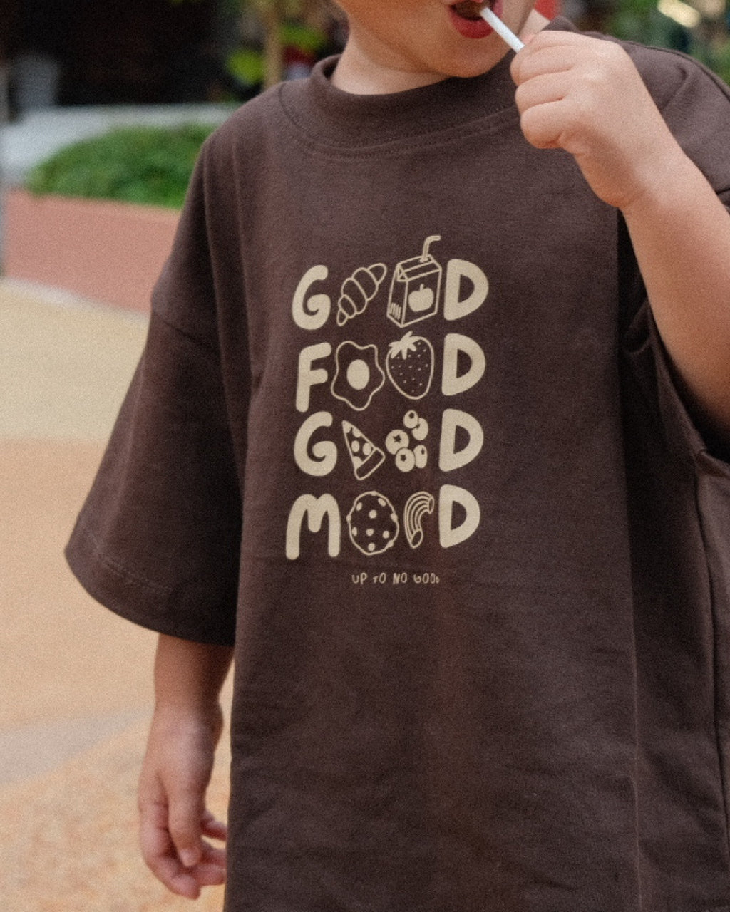 Good Food Good Mood Boxy Tee