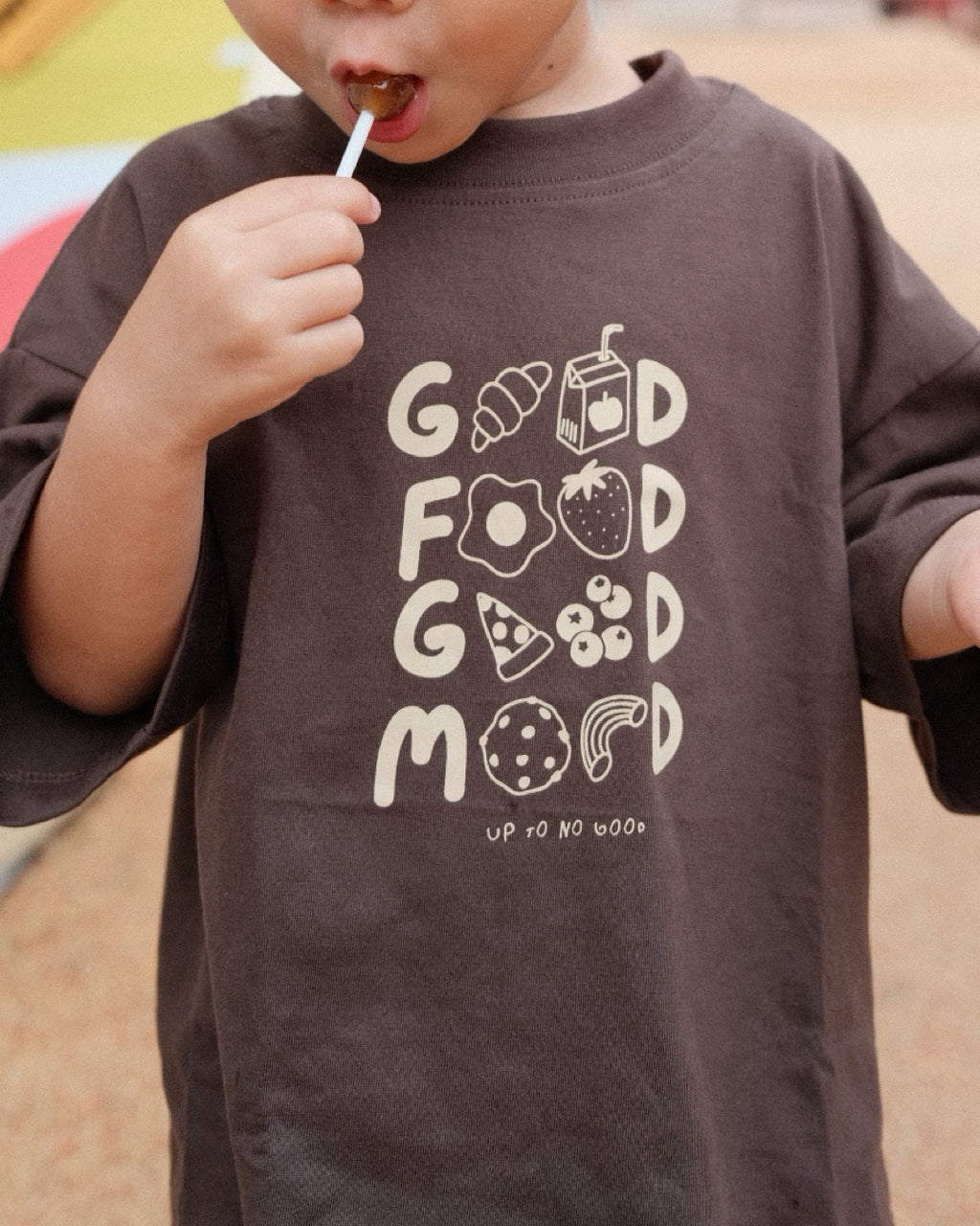 Good Food Good Mood Boxy Tee